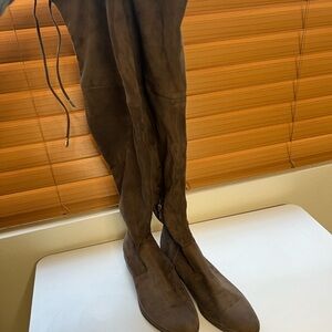 Brown Over-the-Knee Boots